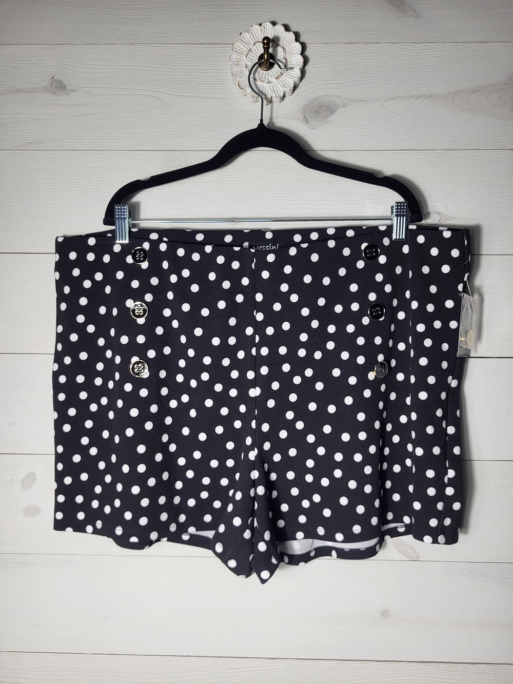 Women’s Polka Dots Shorts Retro Summer Plus Size.